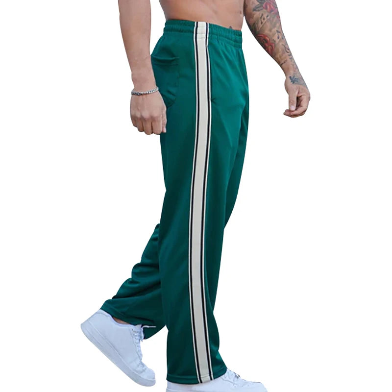 2024 New Men's Fashion Sweatpants Spring and Autumn Thin Sports Pants Casual Jogging Fitness Pants Trousers - reetell