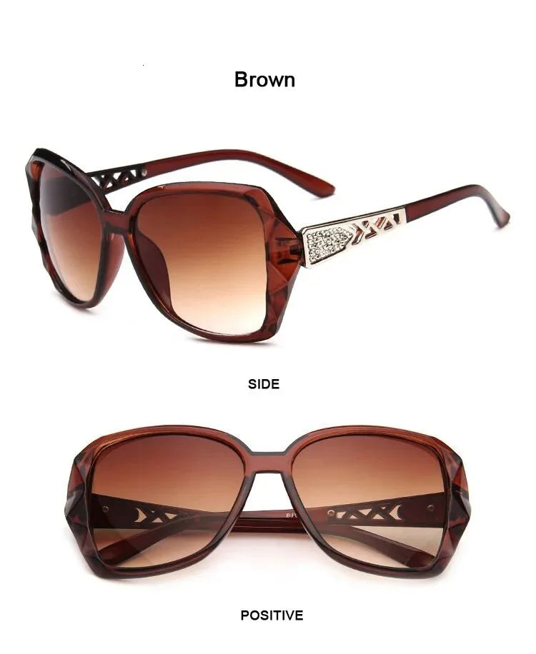 Fashion Square Sunglasses Women Luxury Brand Big Purple Sun Glasses Female Mirror Shades Ladies Oculos De Sol Feminino