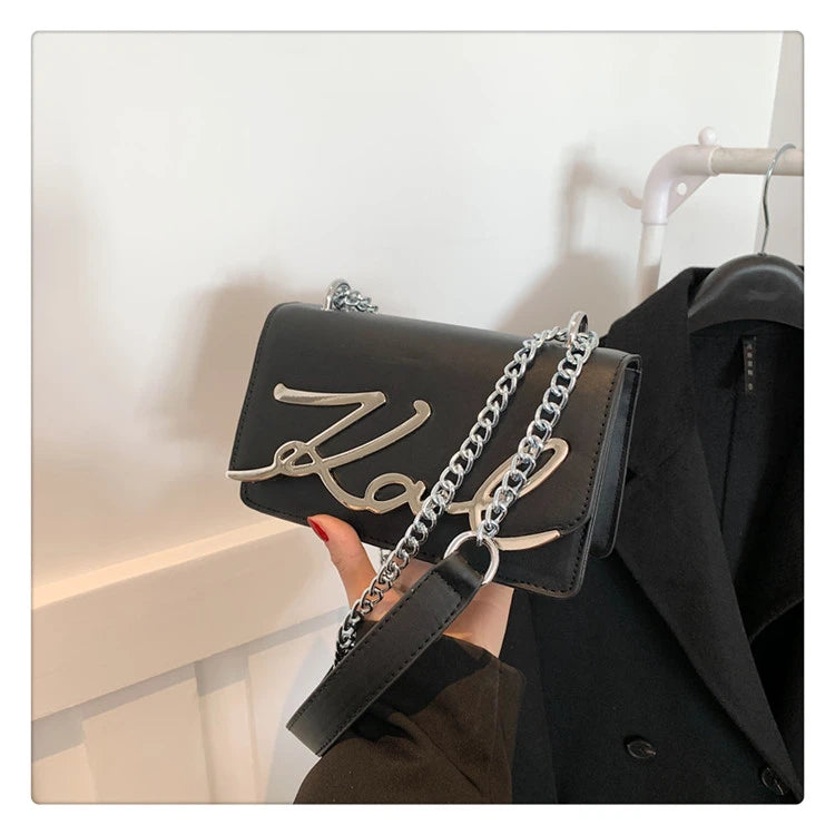 This Year's Popular Bags for Women New Fashion Letter Trend Shoulder Bag Ins Women's Crossbody Small Square Bag Наклонная Сумка - reetell