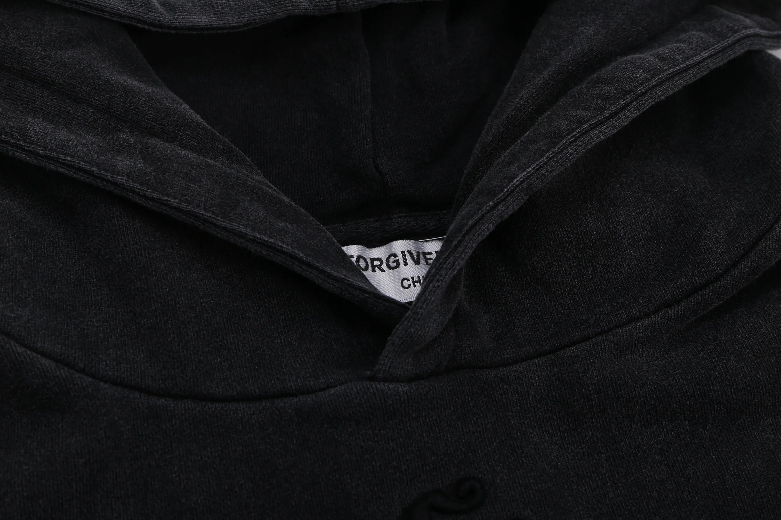 Reverse design process solid color hoodie - reetell