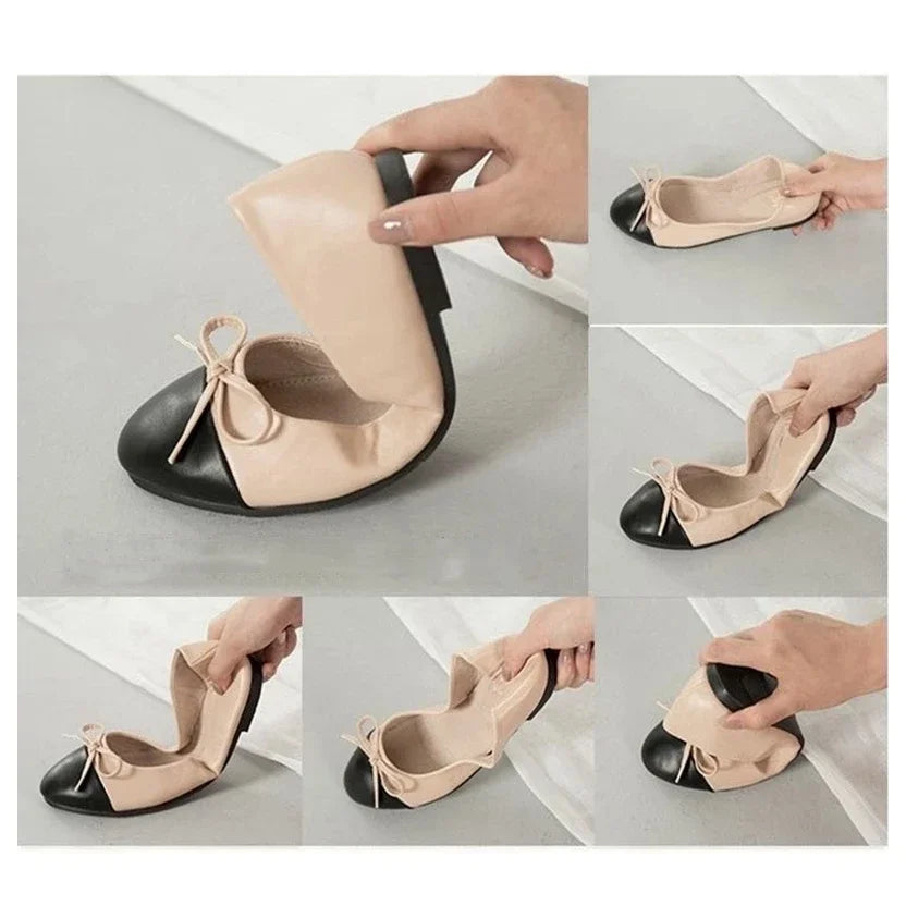 TIMETANGBig Size42Ballet Flats Shoes Women Slip On Soft Ballerina Female Work Shoes Black Beige Casual Shoe chaussure zapatillas - reetell