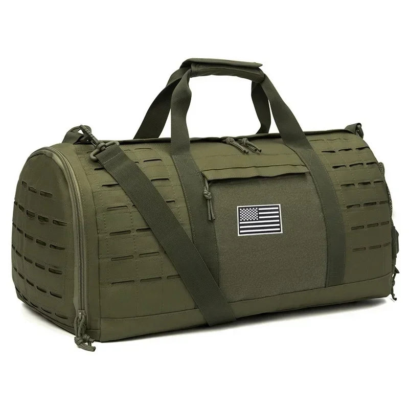 40L Sport Gym Bag Tactical Travel Duffle Bags For Men Fitness Duffle pack Training With Shoe Basketball Weekender Bag