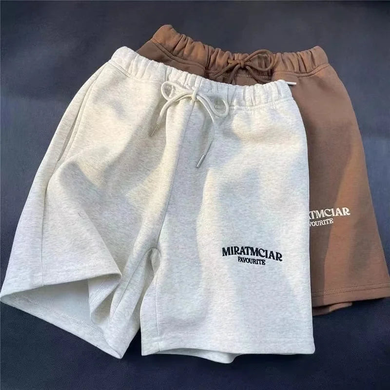 Summer New Leisure Fashion Sports Shorts Street Man Fashion Minimalist Sports Beach Pants Letter Embroidered Cotton Shorts - reetell