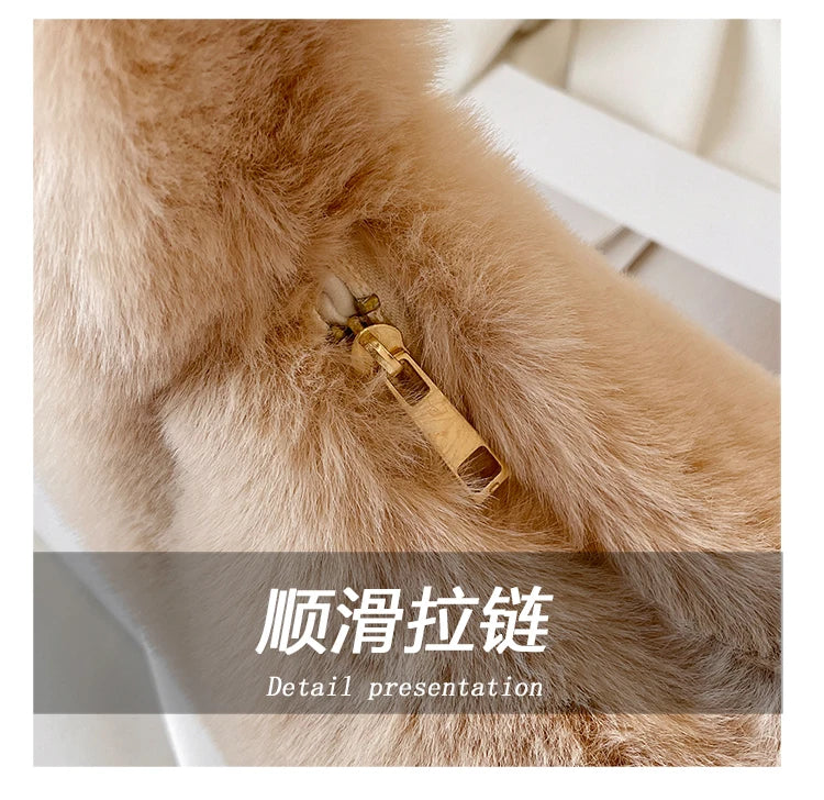 Fur Women's Small Half Moon Bag Luxury Warm Plush Wrist Bags for Women Fashion Furry Short Handle Clutch Cute Ladies Coin Purses