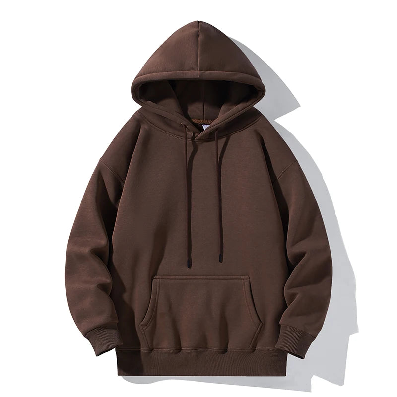 6 Color Autumn Hoodies Men Fashion Hooded Sweatshirt Men Streetwear Hip Hop Loose Pullover Hoodie Mens Pocket Hoody M-3XL - reetell