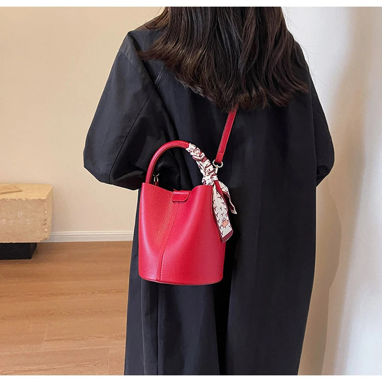 2024 New Women's Bag Fashion Simple Shoulder Bag High Quality Design Handbag PU Commuter Luxury Hot Selling Bolsas Para Mujeres - reetell