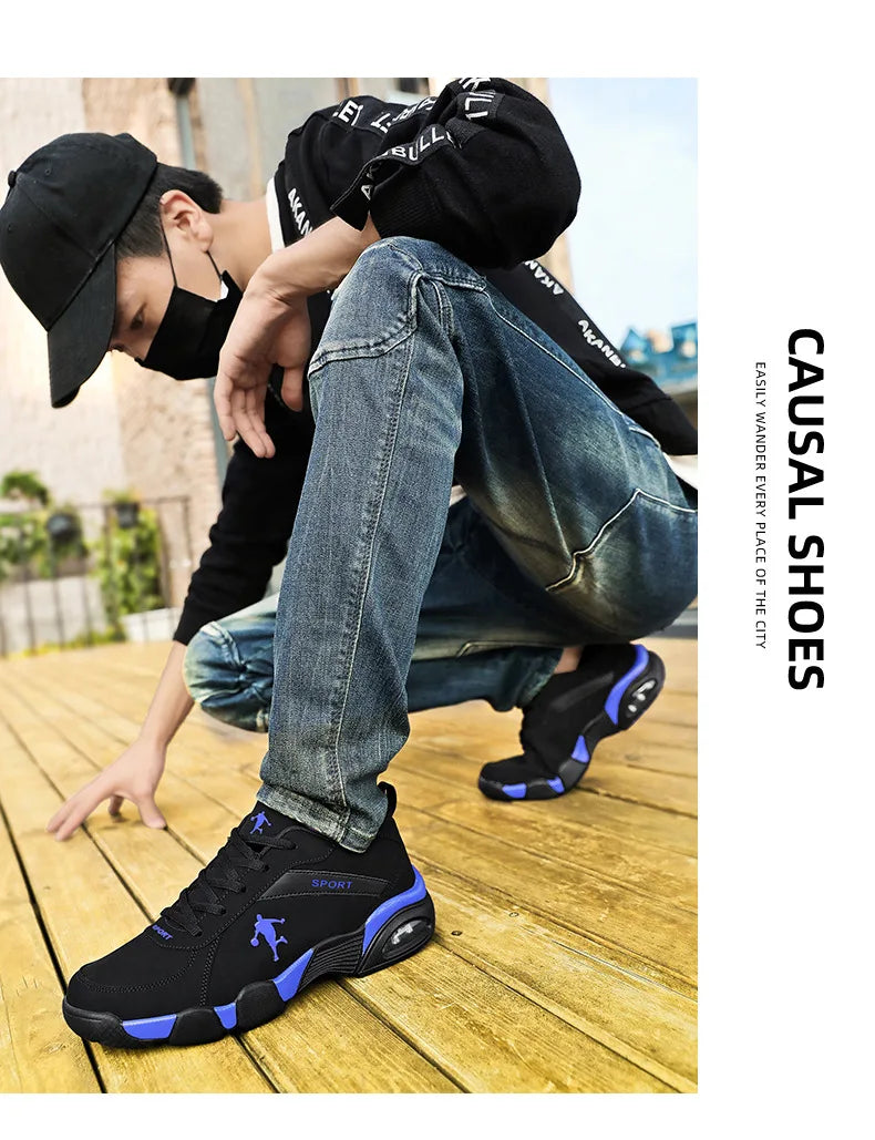 Men's Jogging Sneakers Running Shoes Outdoor Anti-skid Sports Fashion Men's Trainers  Athletic Walking Comfort Light Soft Spring