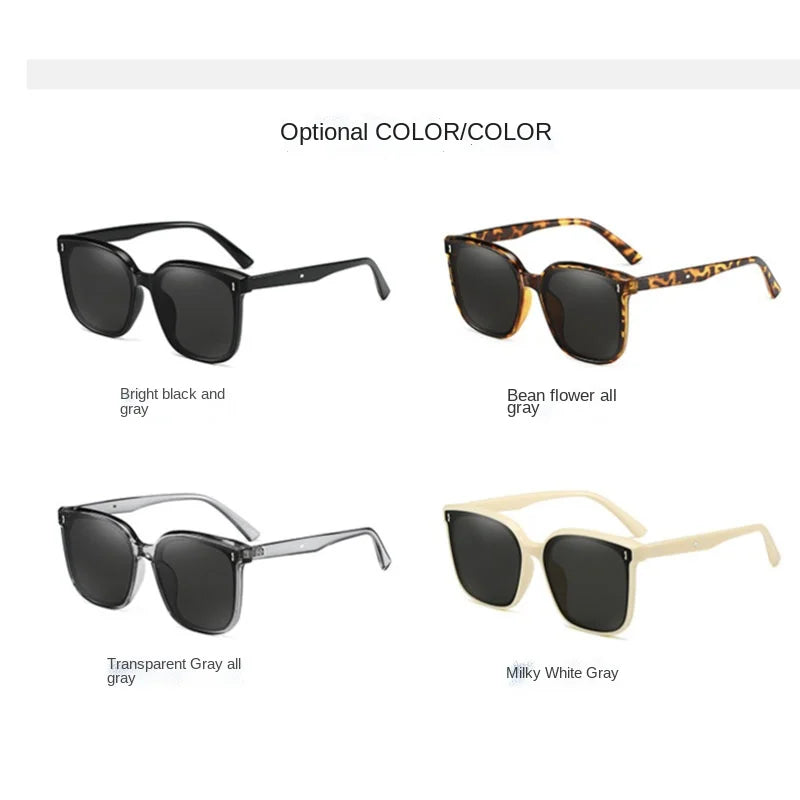 OIMG Vintage Square Sunglasses Women Oversized Sunglass Men Retro Black Sun Glasses Shades Goggle UV400  Oculos De Sol - reetell