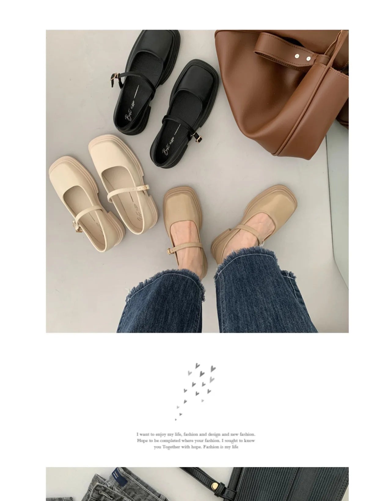 Soft Soles Women Shoe Comfortable Japanese Thick Soled Leather Shoes Women Spring Autumn New 2024 British Style Shoes for Women - reetell