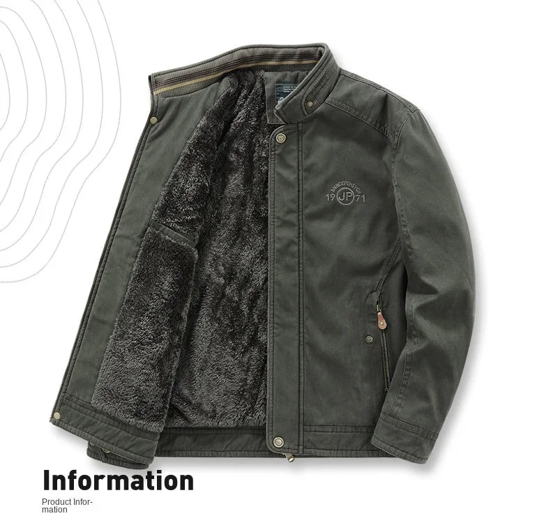 Parkas Bomber Male Fashionable Motorcycle Jacket Camping Heating Work Wear Casual Coat Men's Custom Tactical Clothing Coats