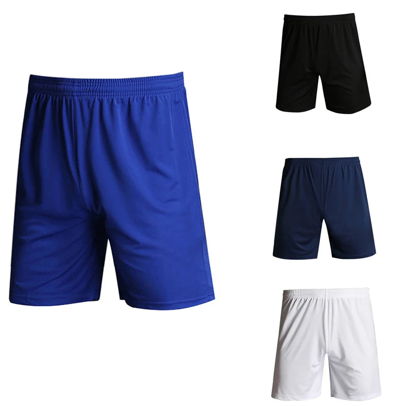 Solid Football Training Shorts Mens Summer Bottoms Running Basketball Soccer Shorts Mens Tennis Badminton Sports Shorts - reetell