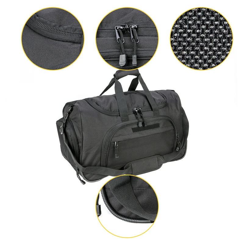 Waterproof Gym Bag Men Sports Travel Bags Military Tactical Duffle Luggage Outdoor FitnessTraining Bag