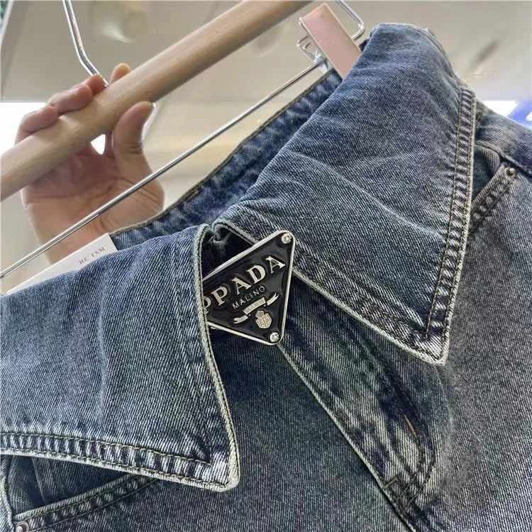 Fashion High Waist Denim Mini Skirt Women's 2023 Summer New Fashion Button Zipper Slim Fit Korean Street  Casual A-line Skirt - reetell