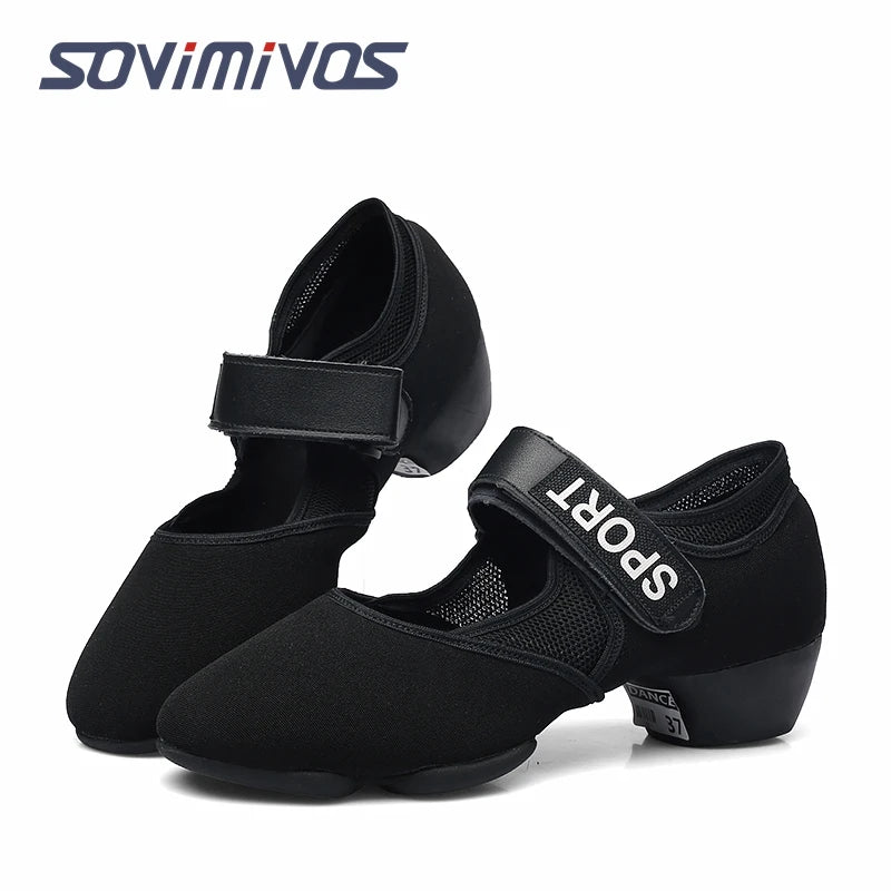 Women Latin Dance Shoes Women Profesional Practice Teacher Dance Shoes Ballroom Dance Sneakers Jazz Dancing Shoes for Women