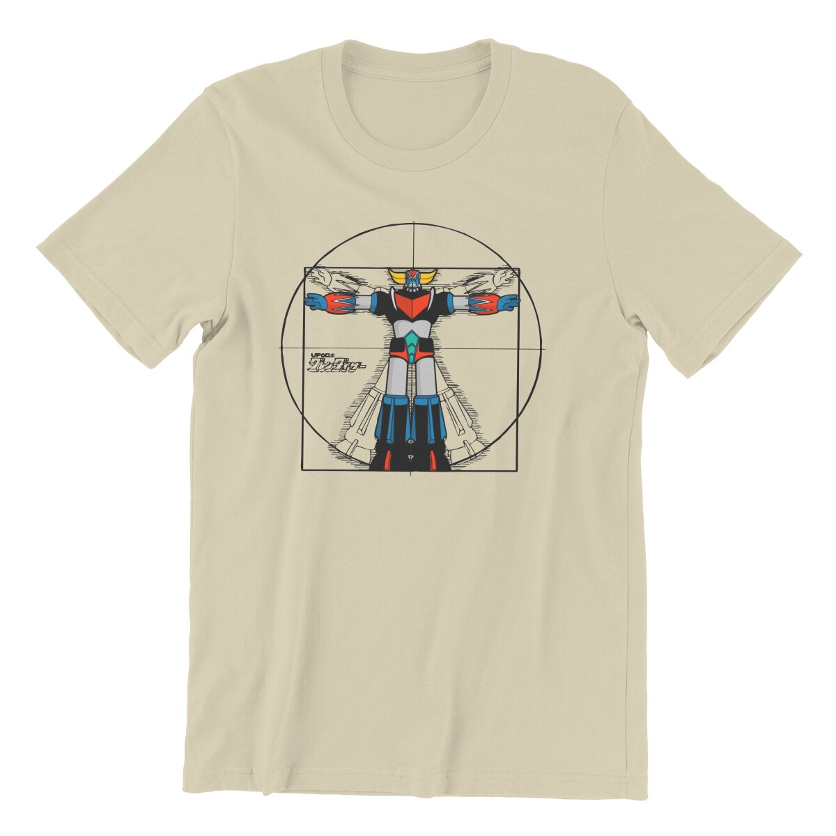 Men 192 Vitru Grendizer Goldorak UFO Robot T Shirt  100% Cotton Clothing Vintage Short Sleeve Tee Shirt Gift Idea T-Shirts - reetell