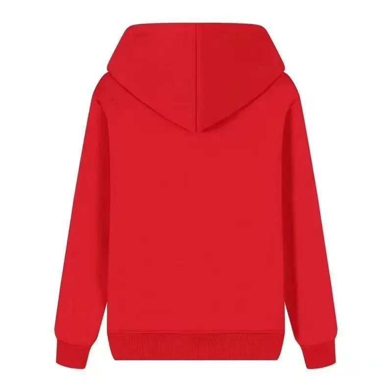 100 Cotton Double Layer Hat Raglan Sleeve Hoodies Sweatshirt Women New Solid Color Pullover Loose Spring Autumn Hooded Jacket - reetell