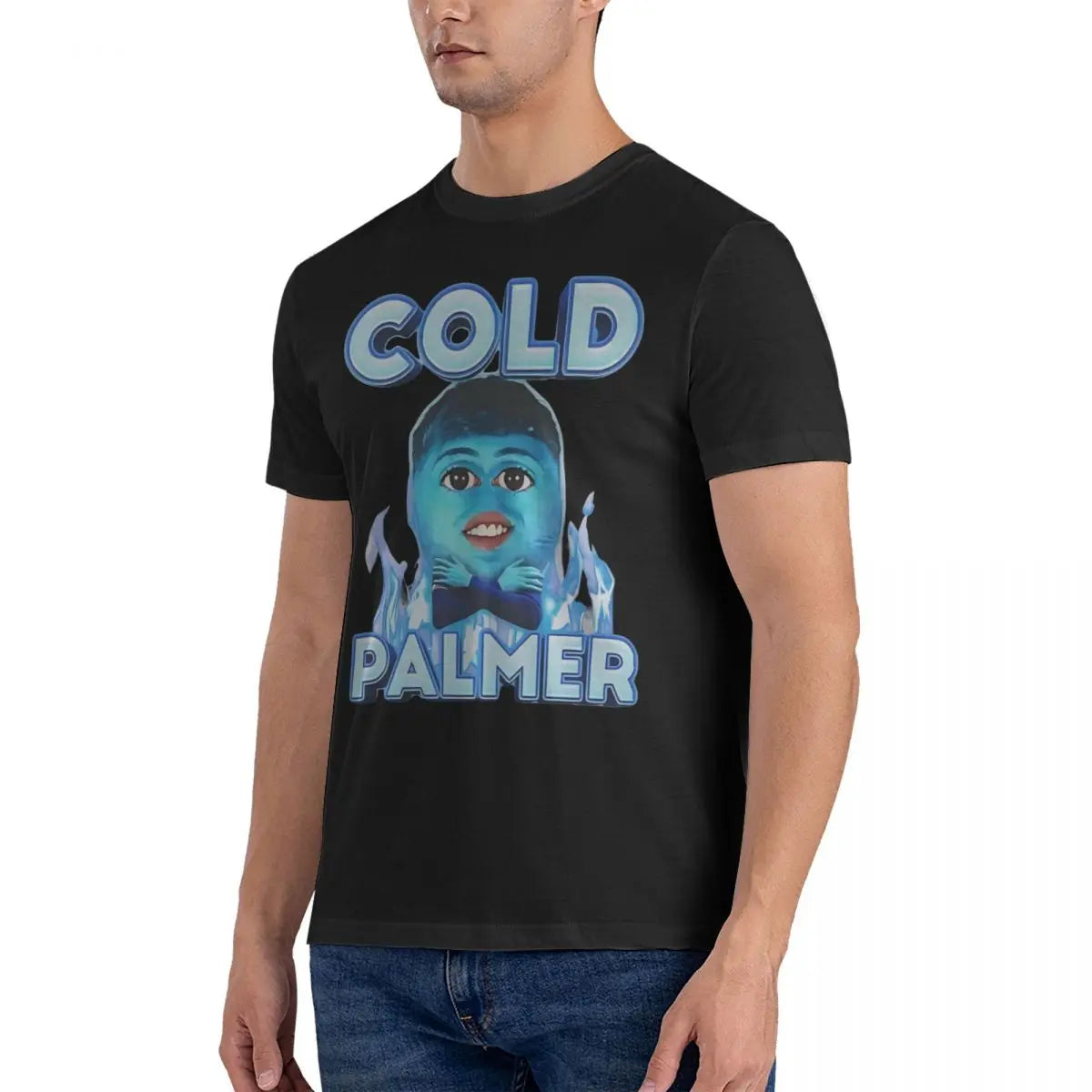 Leisure Cold Palmer Funny Meme T-Shirt For Men Women Cotton Short Sleeve Football Soccer Round Neck Summer TopsTops - reetell