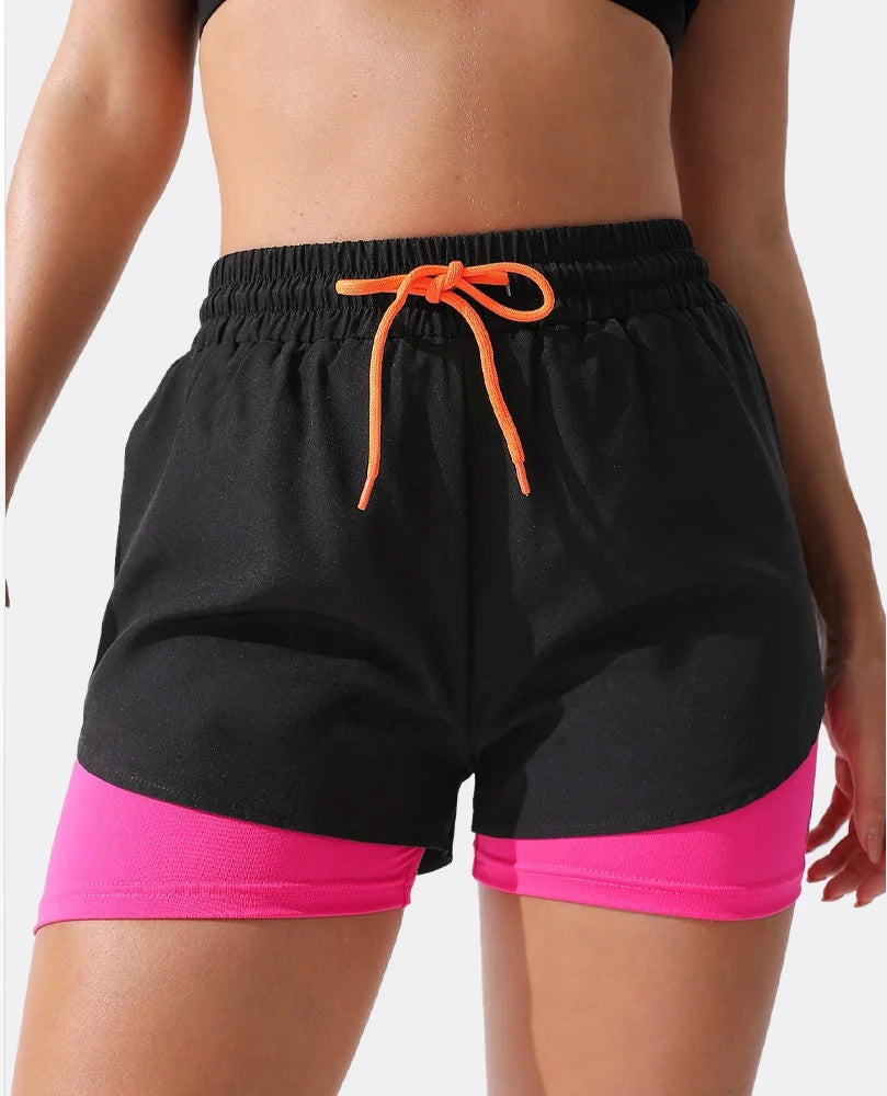 Women's Gym Short Active Fitness Biker Yoga Wear Running Sport Cycling Shorts High Waist Push Up Sportswear Workout Clothing - reetell