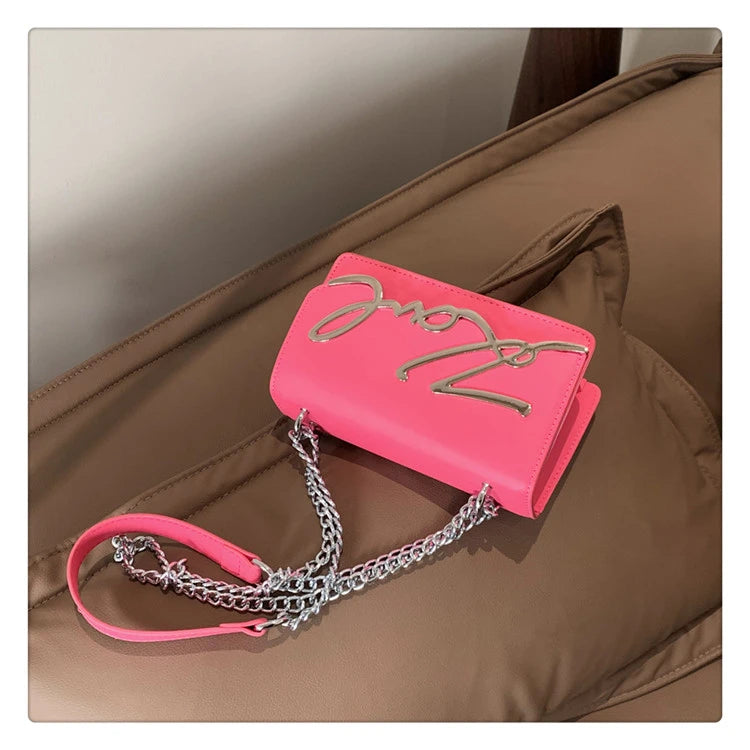 This Year's Popular Bags for Women New Fashion Letter Trend Shoulder Bag Ins Women's Crossbody Small Square Bag Наклонная Сумка - reetell