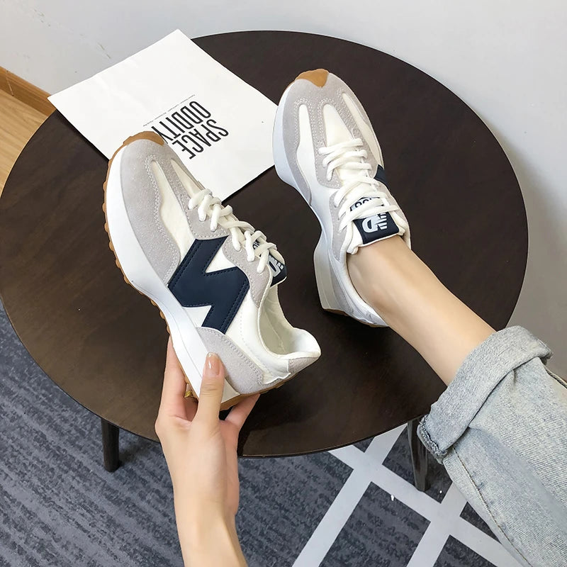 New Summer Shoes Designer Shoes Women's Causal Sneakers Woman Fashion Breathable Lace Up Sports Shoes for Women Platform Walking - reetell