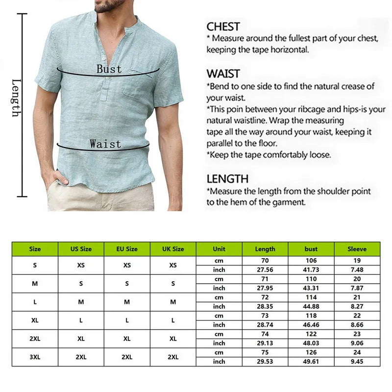 High Quality New Men'S Linen V Neck Bandage T Shirts Male Solid Color Long Sleeves Casual Cotton Linen Tshirt Tops