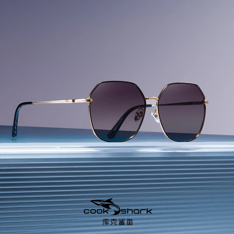 Cook Shark 2023 New Polarized sunglasses for Women Anti UV Fashion Sunglasses for Women - reetell