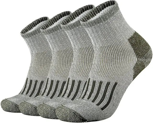 Hiking Socks Merino Wool Socks for Men Women 80% Merino Wool Ski Socks Winter Thick Thermal Crew Socks Men Walk Warm Anti-Odor