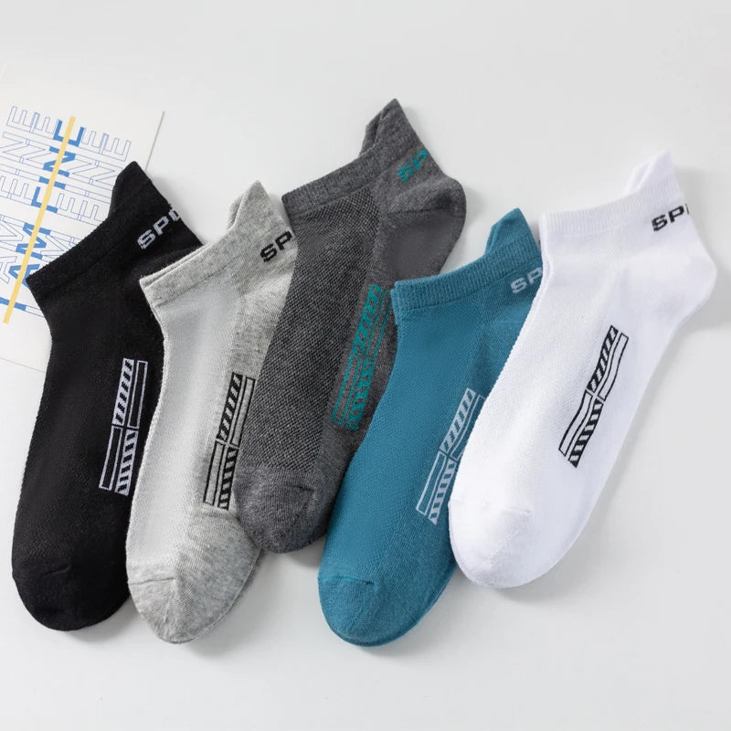 High Quality 10Pairs Men Socks Combed cotton 100% Summer Sports Sock Plus Size EUR38-48