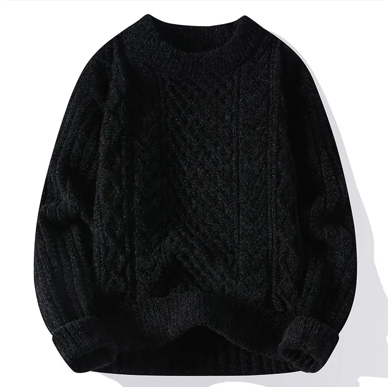 Sweaters men 2024 winter korean style mens warm sweater mens fashion sweaters autumn Men's wool pullovers male MY7116 - reetell