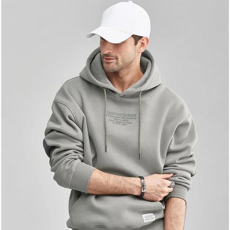 Hoodies Men's Clothing Graphic Sweatshirts for Man Solid Hooded Luxury Y2k Vintage Pastel Color Overfit Korean Style Cheap Loose - reetell