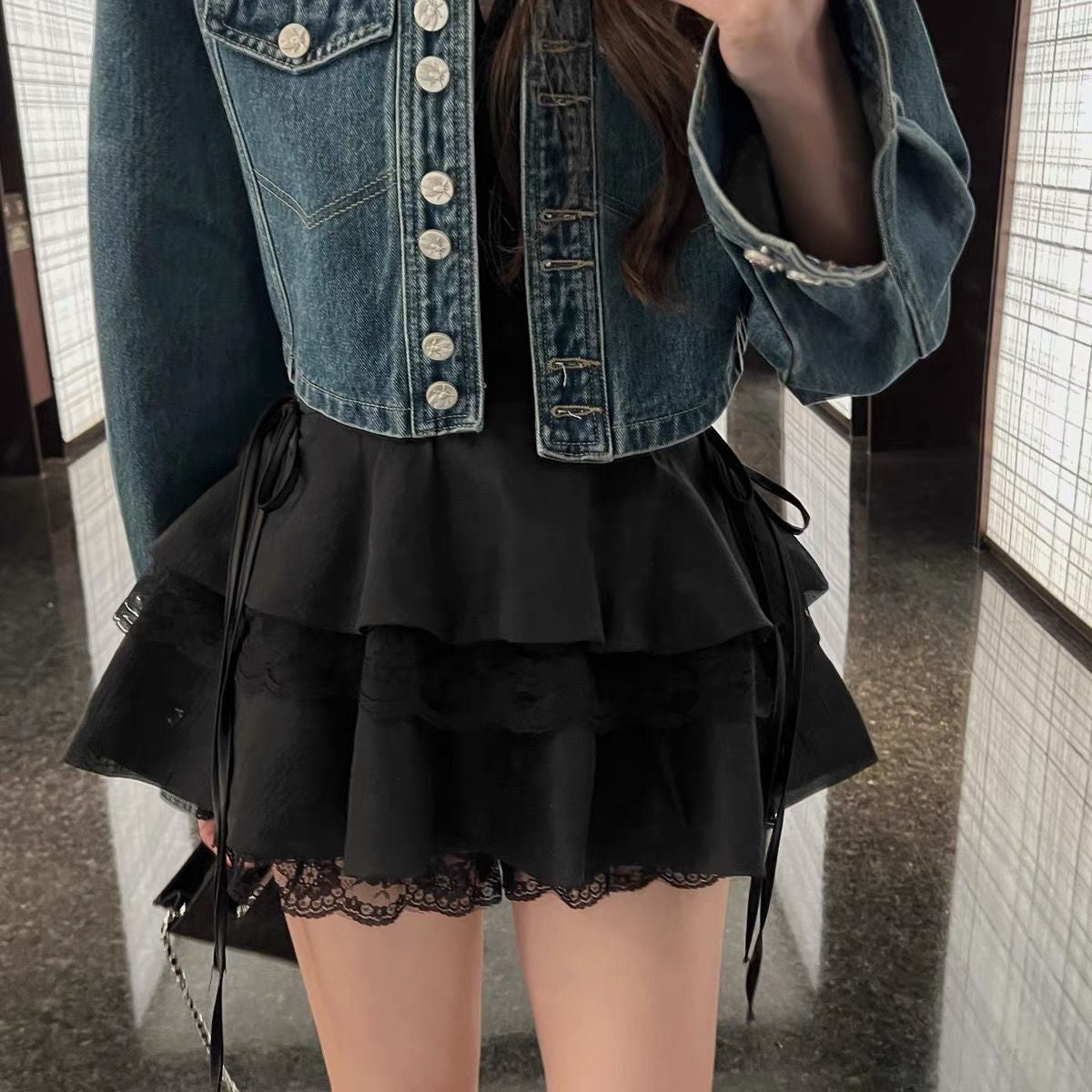 2024 New Kawaii Pleated Mini Skirt for Women Girl Cute Lolita Skirt Japanese Harajuku Fashion Fairycore Clothing - reetell