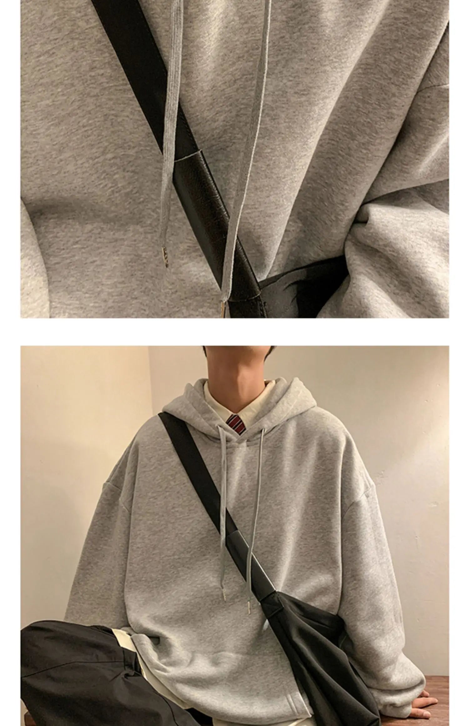 6 Colors Spring Autumn Hoodie Men Harajuku Fashion Casual Oversized Hoodies Couples Loose Hooded Sweatshirt Streetwear - reetell