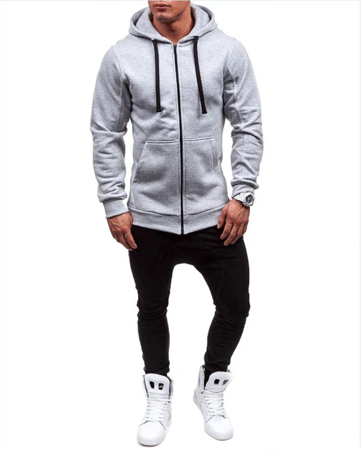 MRMT 2024 New Men's Hoodies Sweatshirts Zipper Hoodie Men Sweatshirt Solid Color Man Hoody Sweatshirts For Male Sweatshirts - reetell