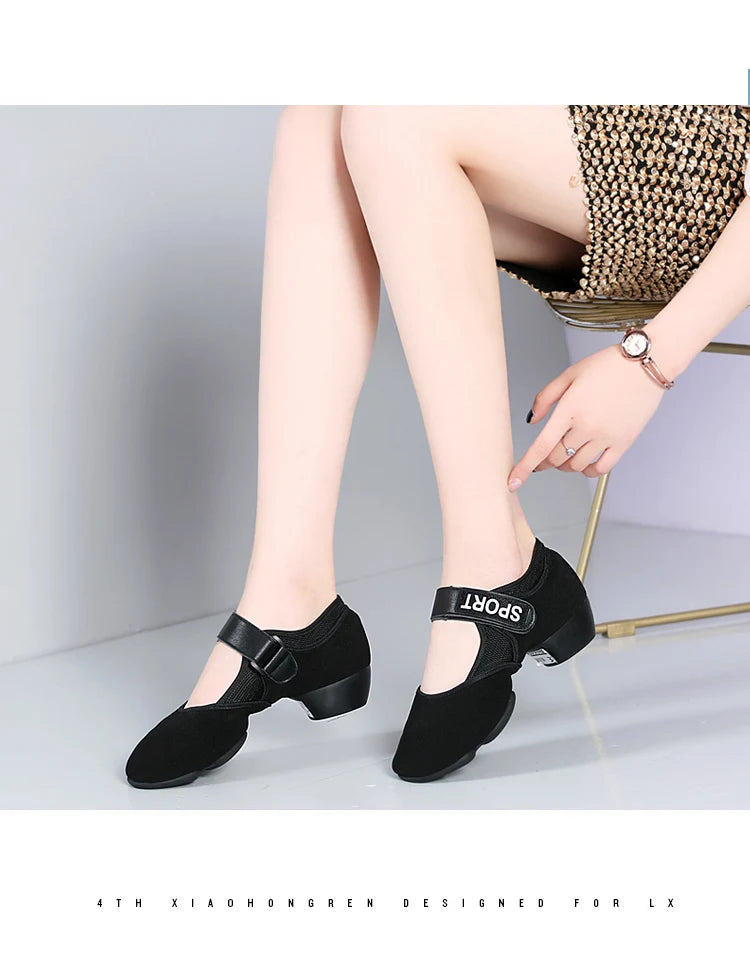 Women Latin Dance Shoes Women Profesional Practice Teacher Dance Shoes Ballroom Dance Sneakers Jazz Dancing Shoes for Women