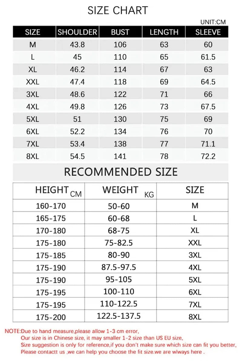 BROWON Plus Size 8xl Jacket for Men 2024 Thick Stand Collar Solid Winter Jacket Men Waterproof Warm Business Casual Men Coats - reetell