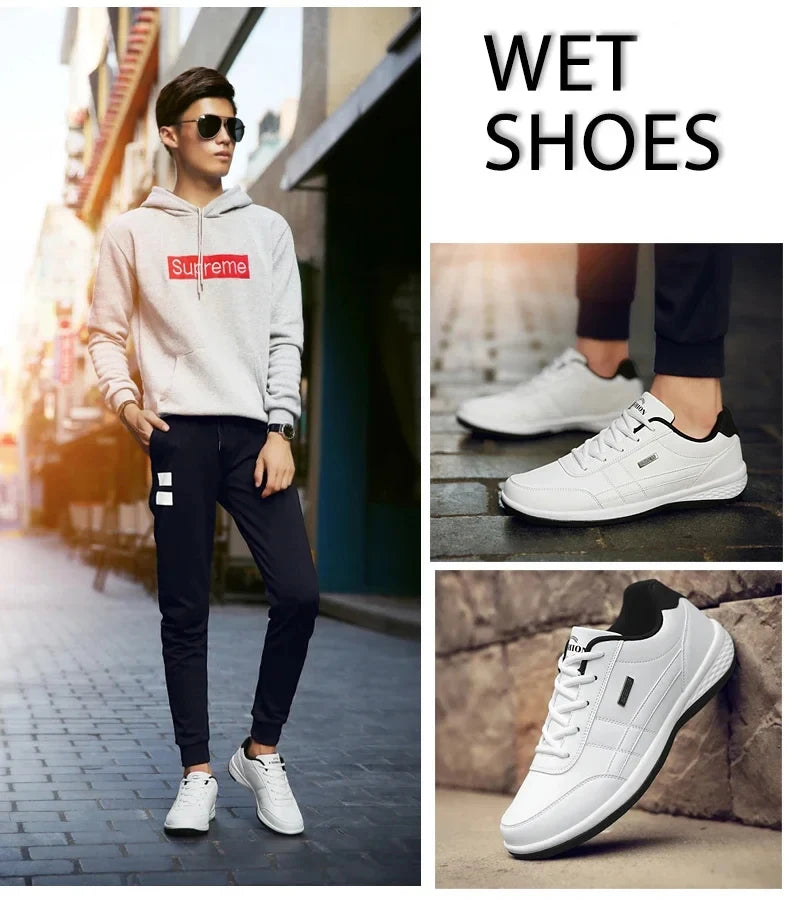 Men Shoes Sneakers Trend Casual Breathable Leisure Male Sneakers Non-Slip Footwear Vulcanized Shoes - reetell