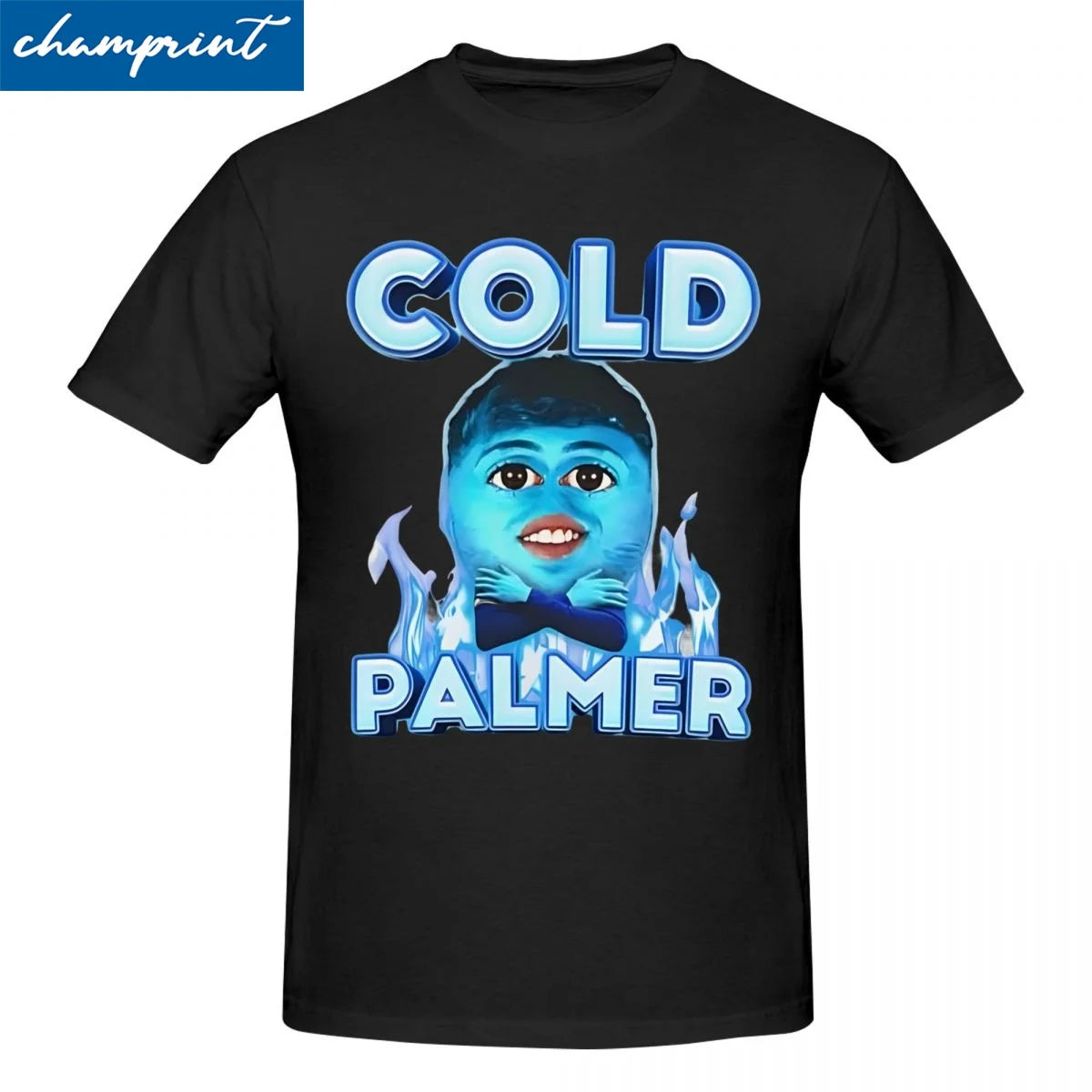 Leisure Cold Palmer Funny Meme T-Shirt For Men Women Cotton Short Sleeve Football Soccer Round Neck Summer TopsTops - reetell