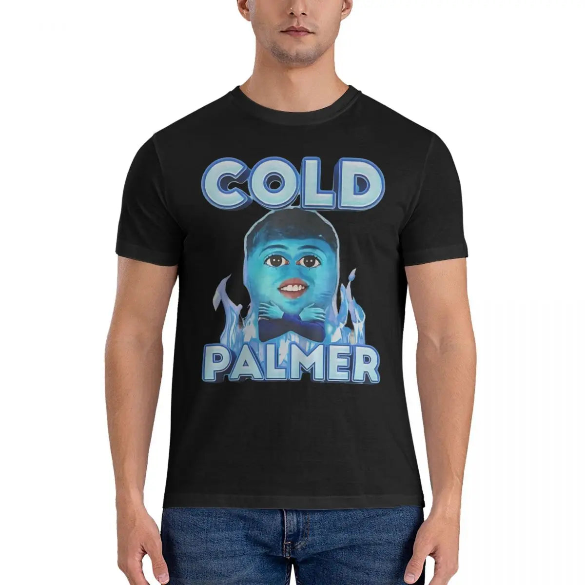 Leisure Cold Palmer Funny Meme T-Shirt For Men Women Cotton Short Sleeve Football Soccer Round Neck Summer TopsTops - reetell