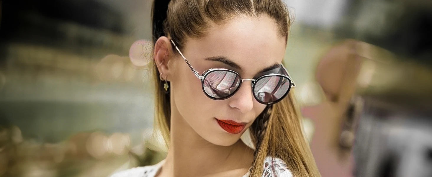 ZENOTTIC 2024 Vintage Sunglasses Rrtro Round Polarized Fashion Sun Glasses for Women Men Vintage UV400 Circular Shades 430002 - reetell