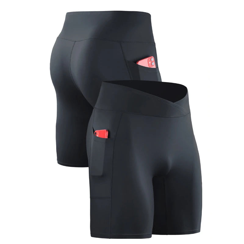 Male Compression Shorts Gym Tights Jogging Marathon Leggings Hiking Sweatpants Running Sportswear Badminton Athletic Underpants