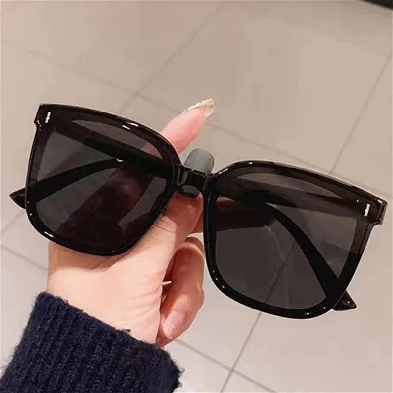 Retro New Sunglasses Men Women Popular Square Sun Glasses Ladies Black Eyeglasses Driver Goggles UV400 Gafas De Sol - reetell