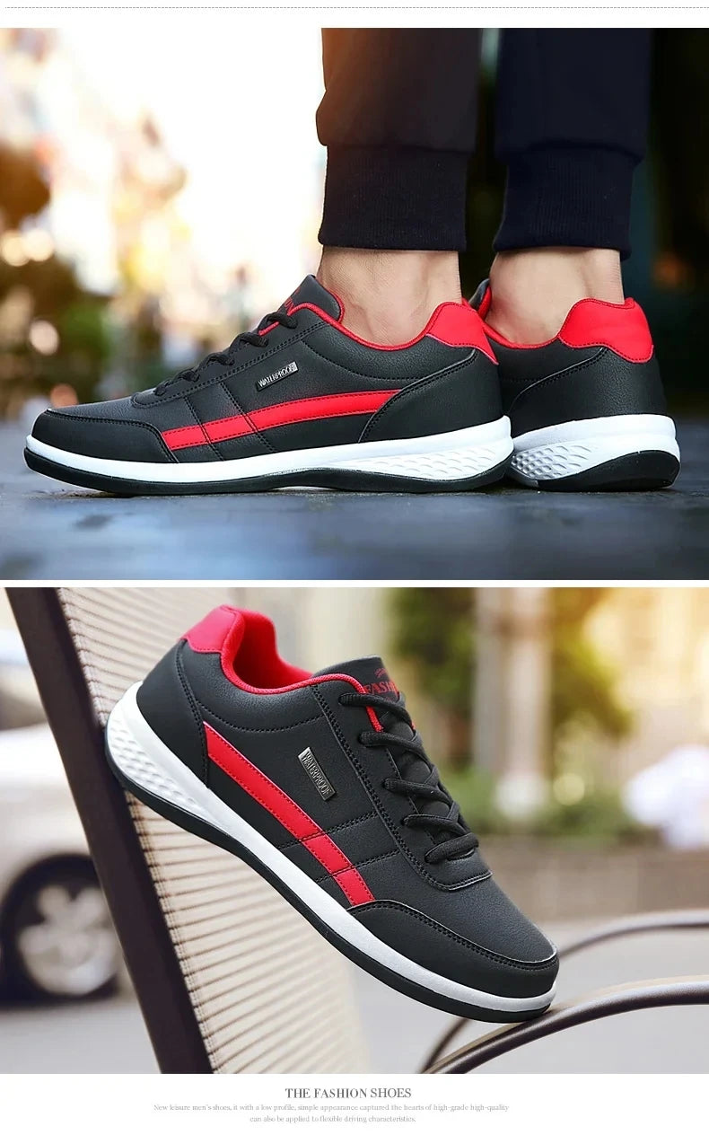 Men Shoes Sneakers Trend Casual Breathable Leisure Male Sneakers Non-Slip Footwear Vulcanized Shoes - reetell