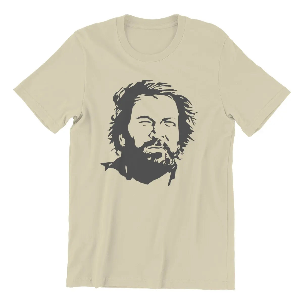 Actor Bud Spencer  T Shirt for Men Cotton Novelty T-Shirts  2021 Fashion Graphic Old School Tees Short Sleeve Clothes Plus Size