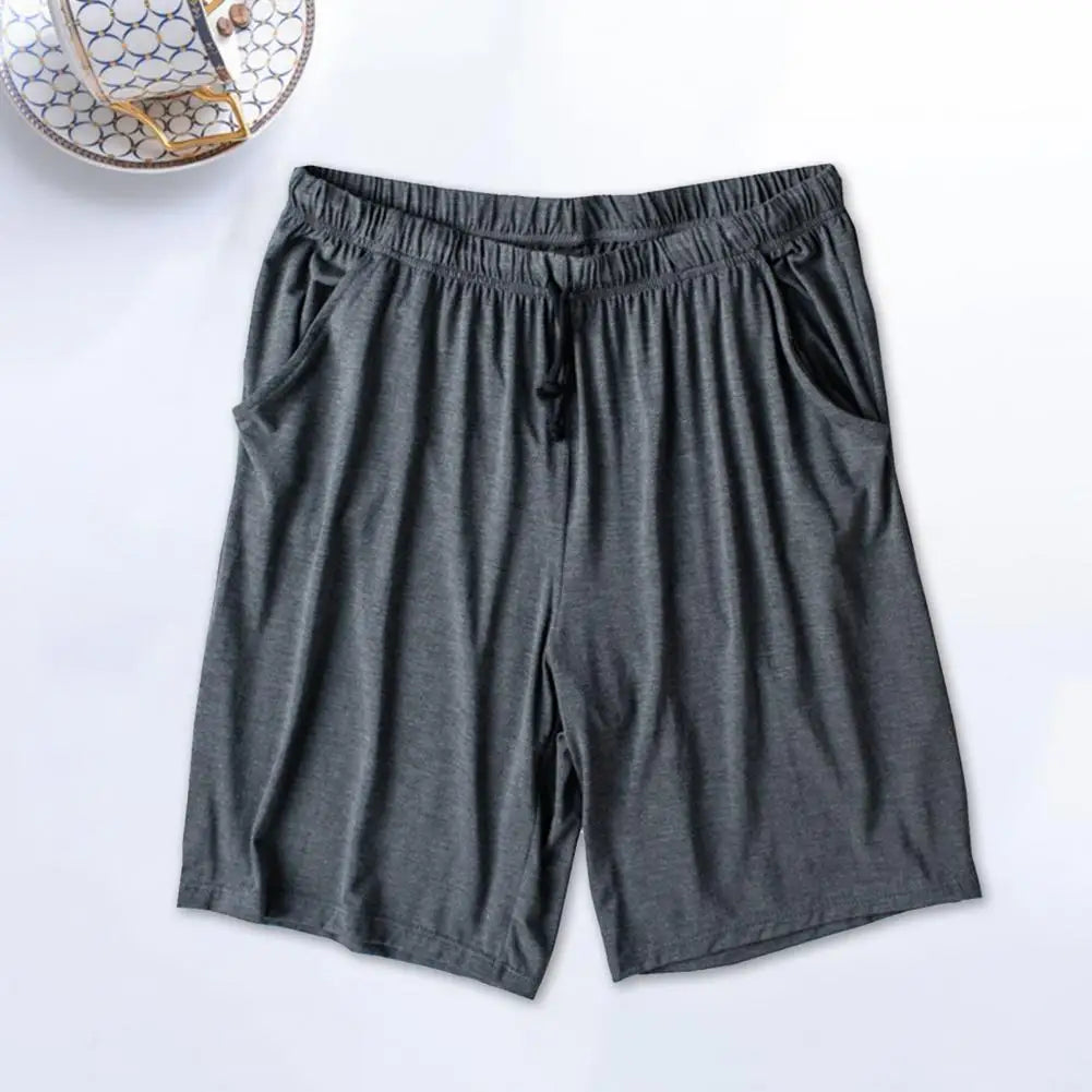 Men Silky Shorts Modal Summer Men Pajama Shorts Stay Cool Comfortable Men Shorts All-match Drawstring Shorts Men Accessories - reetell