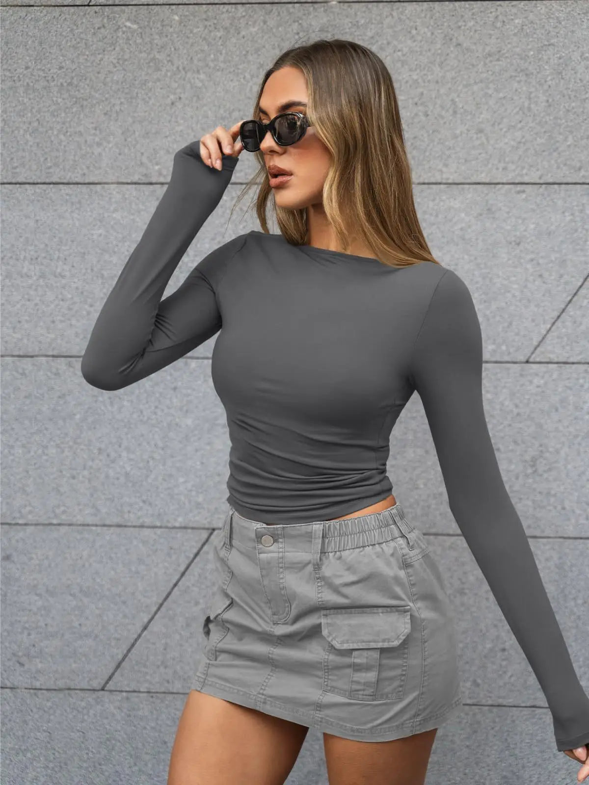 2024 new woman long sleeve  sexy tops crop top girls corset y2k t shirt cute kuromi gyaru coquetteropa mujer juvenil - reetell