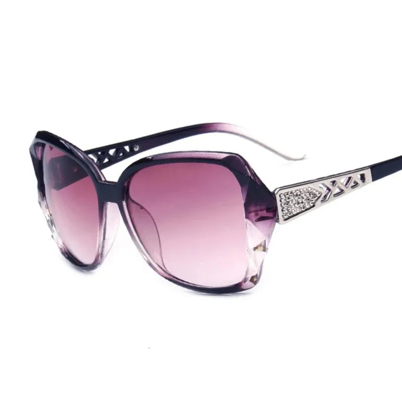 Fashion Square Sunglasses Women Luxury Brand Big Purple Sun Glasses Female Mirror Shades Ladies Oculos De Sol Feminino