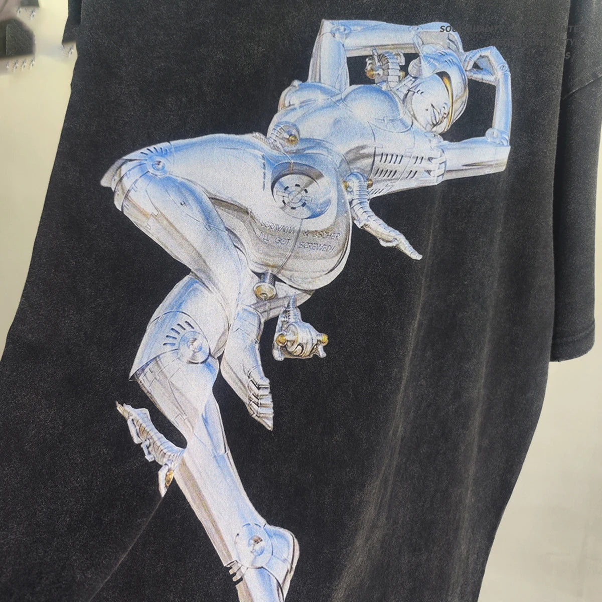 Robot print shirt - reetell