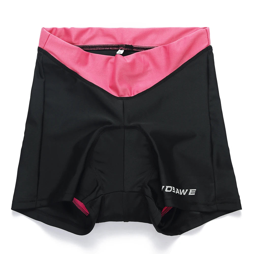 WOSAWE Women Cycling Shorts Summer Padded Cycling Under Shorts for Women Biker Shorts MTB Bicycle Gel Pad Cycling Shorts - reetell