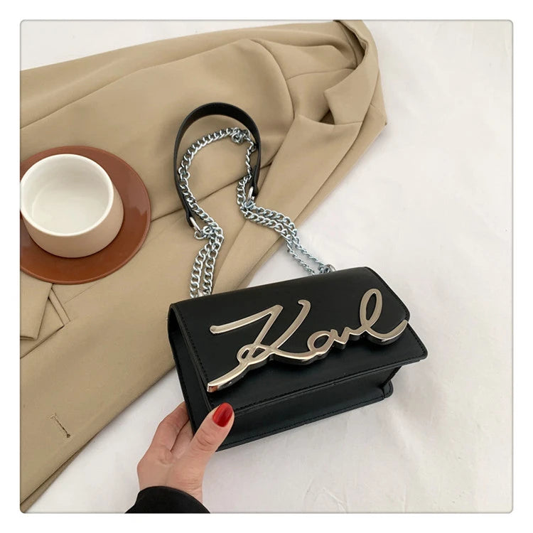 This Year's Popular Bags for Women New Fashion Letter Trend Shoulder Bag Ins Women's Crossbody Small Square Bag Наклонная Сумка - reetell