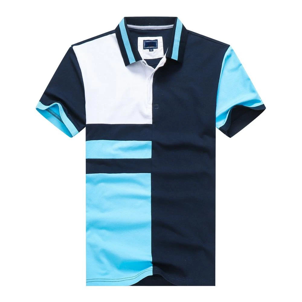 Classic Embroidery 2023 Brand Men's Patchwork Polo Shirt Summer Camisas Homme Clothing Casual Cotton Luxury Designer Male Tops